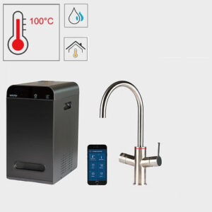 einbaukuechen rostock100°C Kochendes Wassersystem UNITO LAVA G2 8L Chrom Armatur C-Auslauf