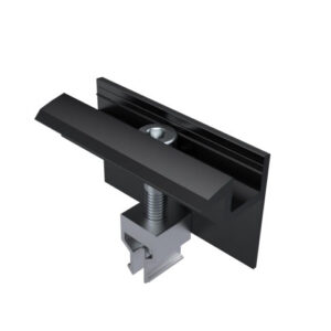 50 x Endklemmen Klick für Modulhöhe 30mm EN-AW6063 t66 L=70mm B=30mm schwarz eloxiert 20µm