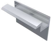 Endklemmen für gerahmte Module Höhe 30mm AluF25 L=70mm A=30mm Alu