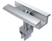 Mittelklemmen + WASICLIPS für Modulhöhen 28-34mm EN-AW6063 T66 F25 L=70mm B=36mm
