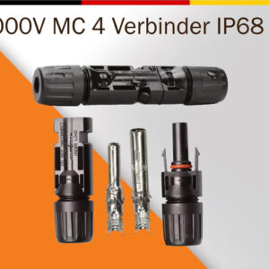 1-100 Solarstecker MC4 Verbinder Stecker Kuplung PV Kabel bis 6 mm²